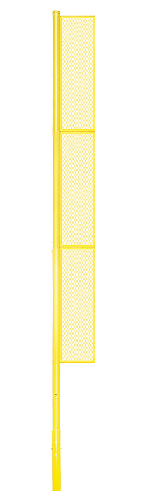 Foul Poles - Collegiate (30 ft.) - Baseball/Softball (Semi-Permanent) (Yellow)