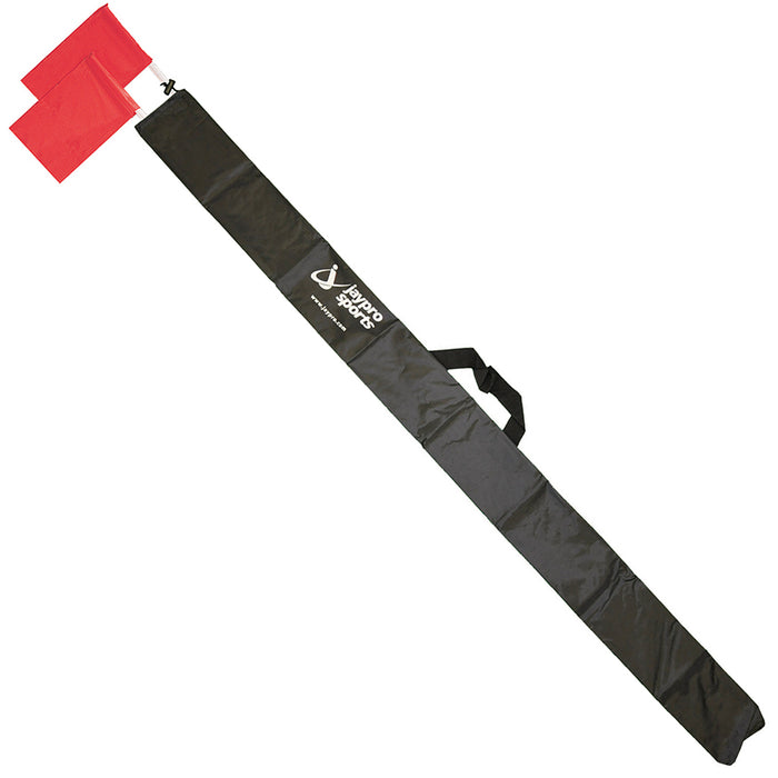 Jaypro Corner Flag Bag (Black) – Holds Up to 8 Flags – SKU: CFCB