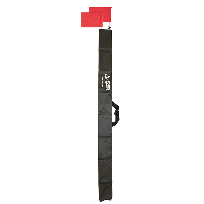Jaypro Corner Flag Bag (Black) – Holds Up to 8 Flags – SKU: CFCB