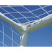 PEVO Channel Series soccer goal top corner and net attachment detail