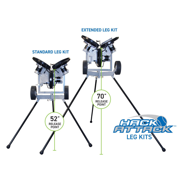 Sports Attack Extended Leg Kit – Hack Attack – Increases Ball Release Height – SKU: 1912-4256-1
