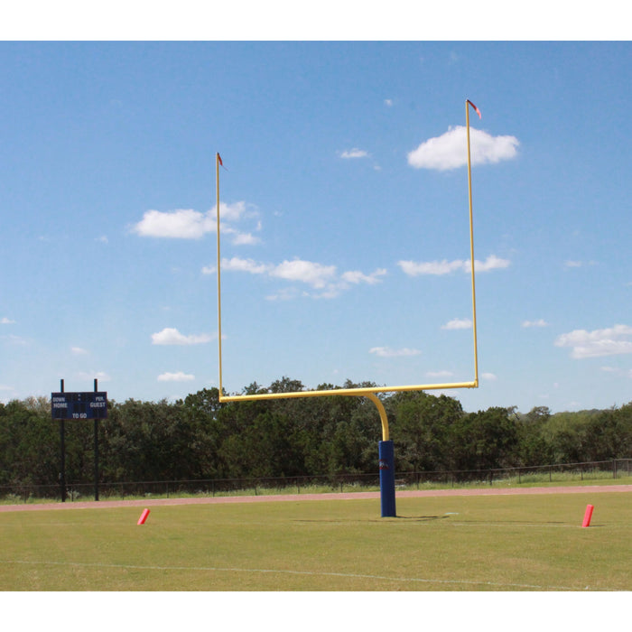 Gared College Football Goalpost – 5-9/16" Steel, Yellow – SKU: FGP602SY
