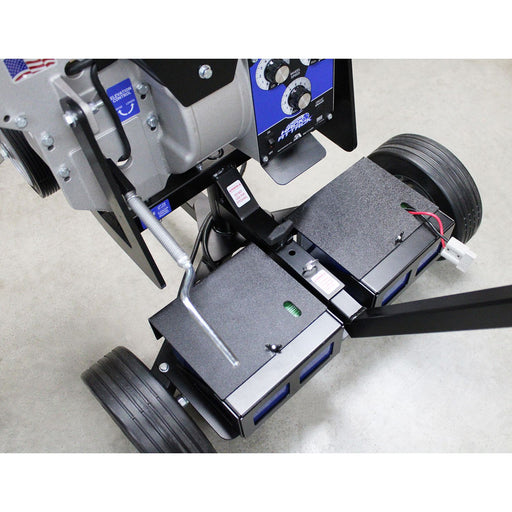 Sports Attack Junior Fungo Kart BB Machine Combo, DC, Junior Hack Attack + Rolling Cart, view 2