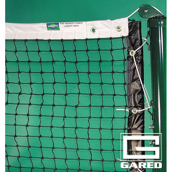 Gared Grand Slam Single-Center Tennis Net – 42’ Braided Polyethylene – SKU: GSTNETAUS