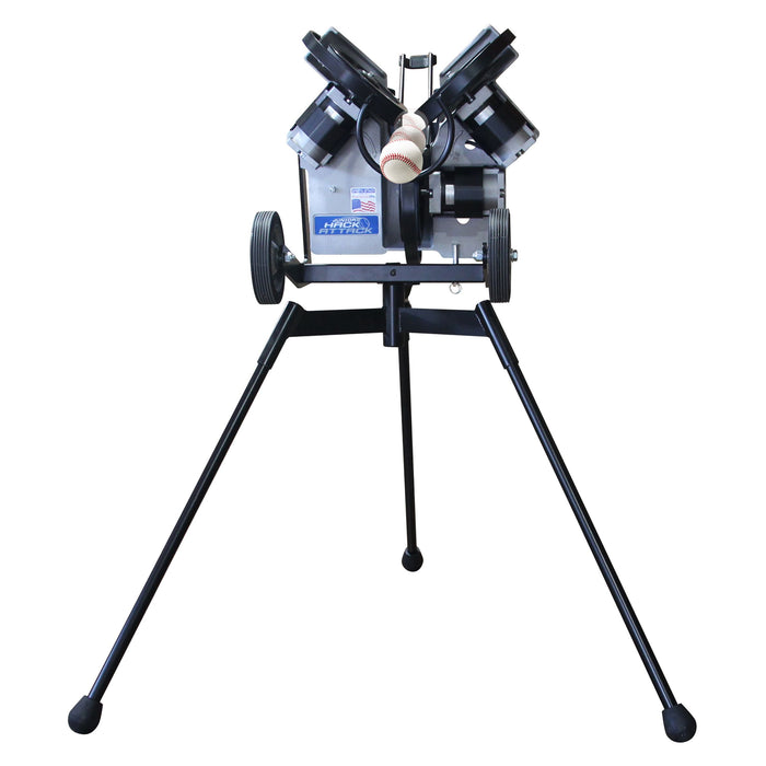 Sports Attack Junior Hack Attack baseball pitching machine, front view