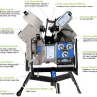 Sports Attack Junior Hack Attack Baseball Pitching Machine – Youth Training, 70+ MPH – SKU: 1381-8361-1 | 1381-7931-1