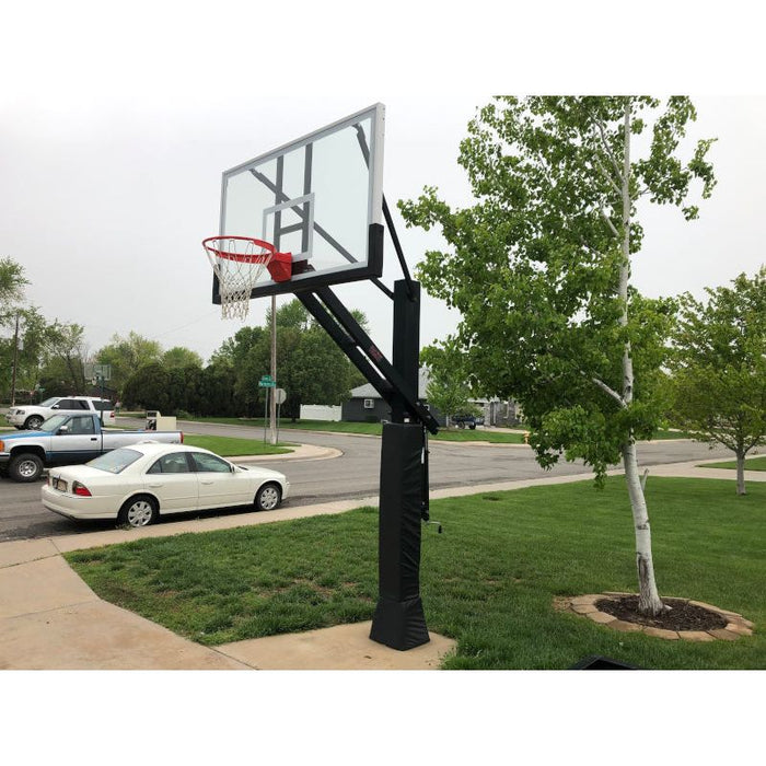 Stainless Olympian™ Adjustable Basketball Goal