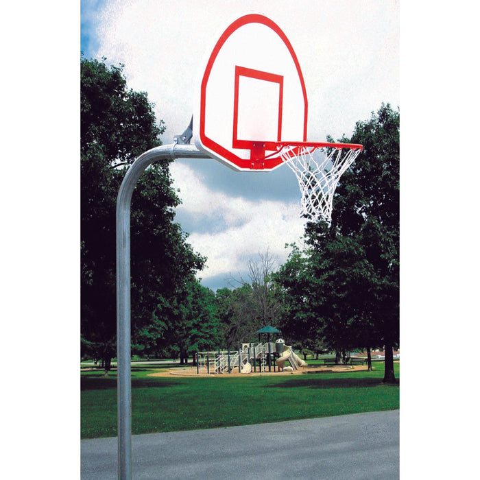 Gared Economy 3-1/2" O.D. Straight Post Basketball Package - SKU PK3511