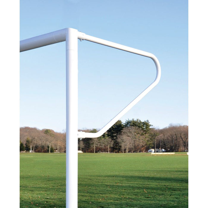 Jaypro Nova Club Round Soccer Goal – 4.5'H x 9'W, Euro Backstays – RCG-9S
