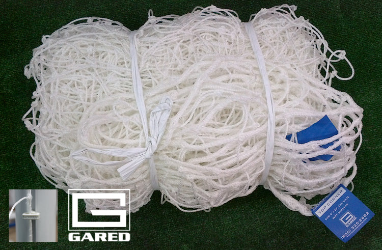 Gared Touchline Soccer Net (6' x 12') – 3mm Knotless – SN612-3W