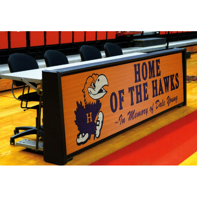 NEVCO ST-8-RL 8' Rear-Lit Scorers Table – Upgradable & Expandable – SKU: ST-8-RL