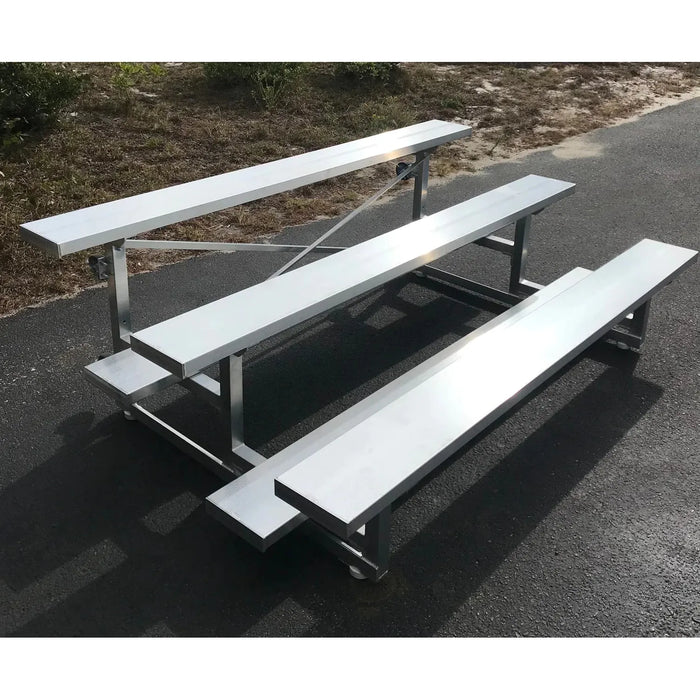 PEVO Tip-N-Roll 3 Row Bleacher - 15'