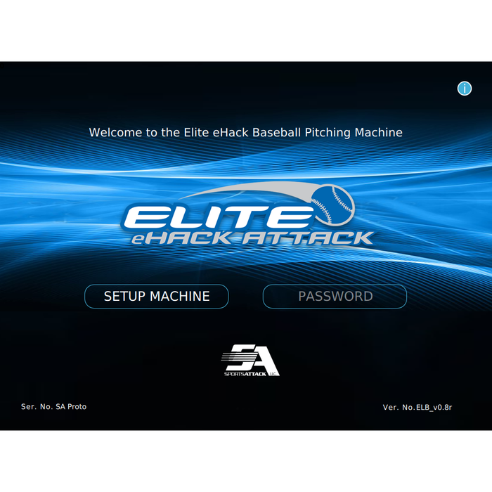 Elite eHack Attack Softball Pitching Machine