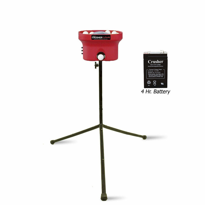 Heater Sports Crusher Mini Ball Pitching Machine with 4-Hour Battery – CR129
