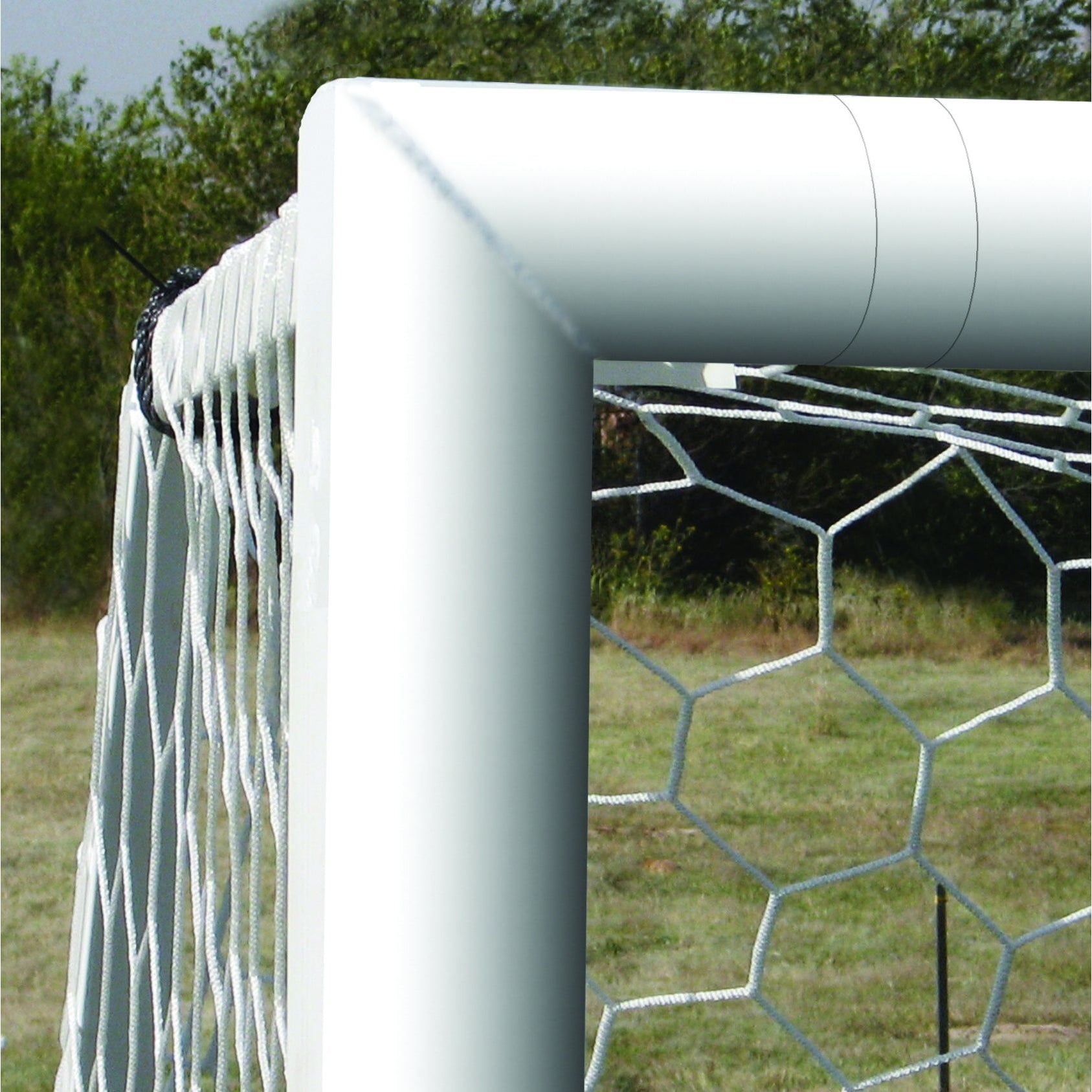 World Class™ 40 Round Aluminum Soccer Goal — Sideline Sport Supply