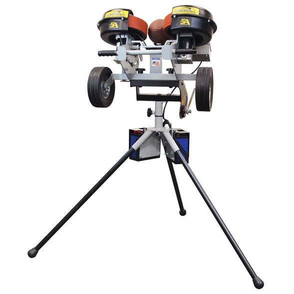 Sports Attack Aerial Football Machine, 12V DC (W/90V Charger) – Passing, Punting & Kicking Trainer – SKU: 4181-6226-1