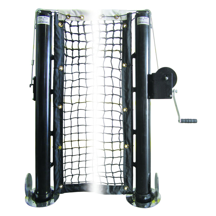 First Team Sentry™ Tennis Post System – Heavy-Duty Aluminum with Net & Anchor