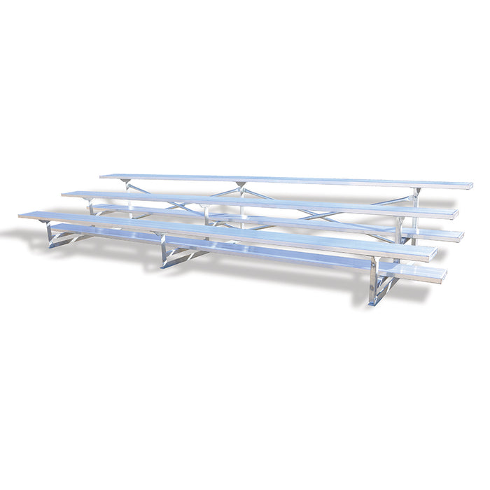 Bleacher - 15 ft. (3 Row - Single Foot Plank) - All Aluminum