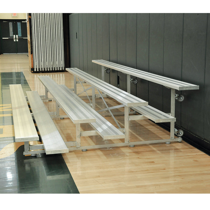 Bleacher - 15 ft. (4 Row - Single Foot Plank) - Tip & Roll