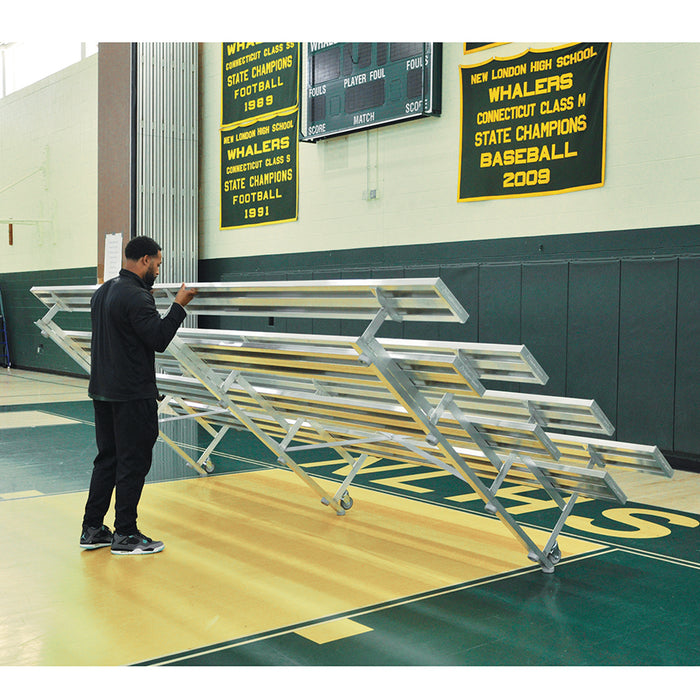 Bleacher - 15 ft. (4 Row - Single Foot Plank) - Tip & Roll