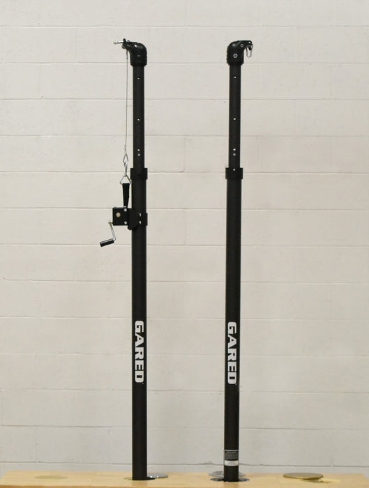 Gared Carbon Flare™ 3” Telescopic One-Court Volleyball System – Carbon Fiber – 5300