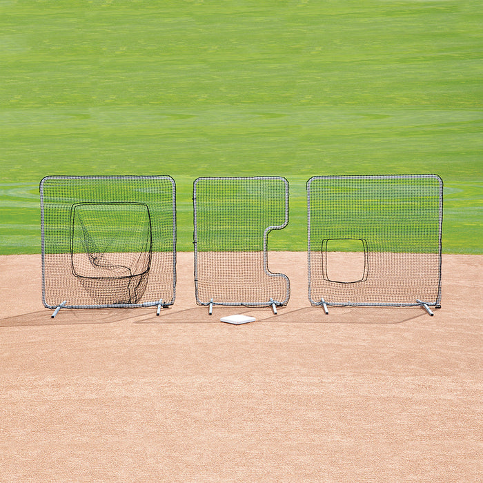 Jaypro Classic Softball Pitching Protector (7 ft. x 7 ft.) – Heavy-Duty Netting – SKU: CFSP