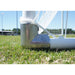 PEVO Channel Series soccer goal base corner detail