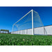 PEVO Channel Series 6.5x18.5 soccer goal on a field