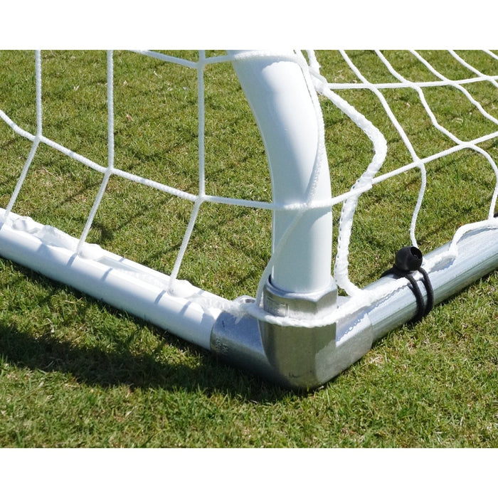 PEVO Channel Series soccer goal corner detail