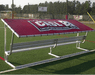 PEVO covered team bench