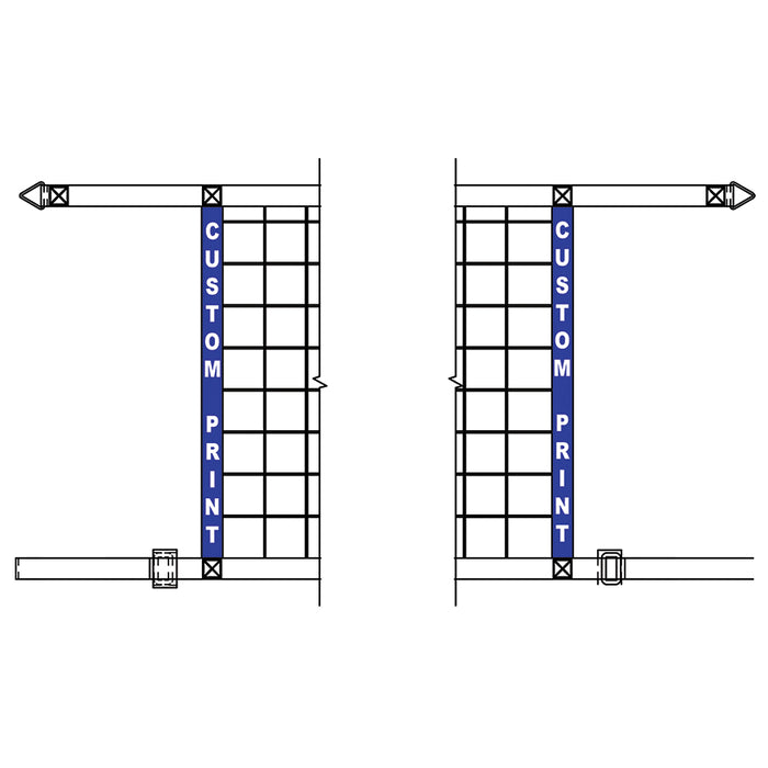 Customized Graphics - Volleyball Side Net Tapes