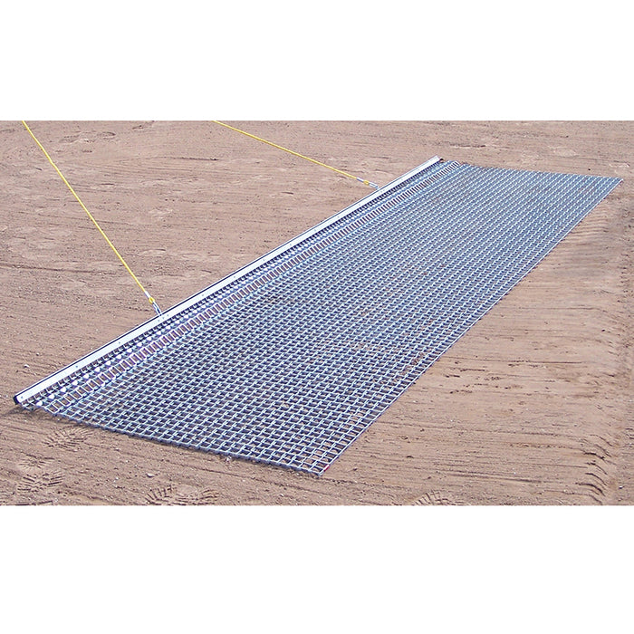 Jaypro Infield Drag Mat – 3 ft. D x 5 ft. W – Steel Mesh with Galvanized Drag Bar – SKU: DM-5