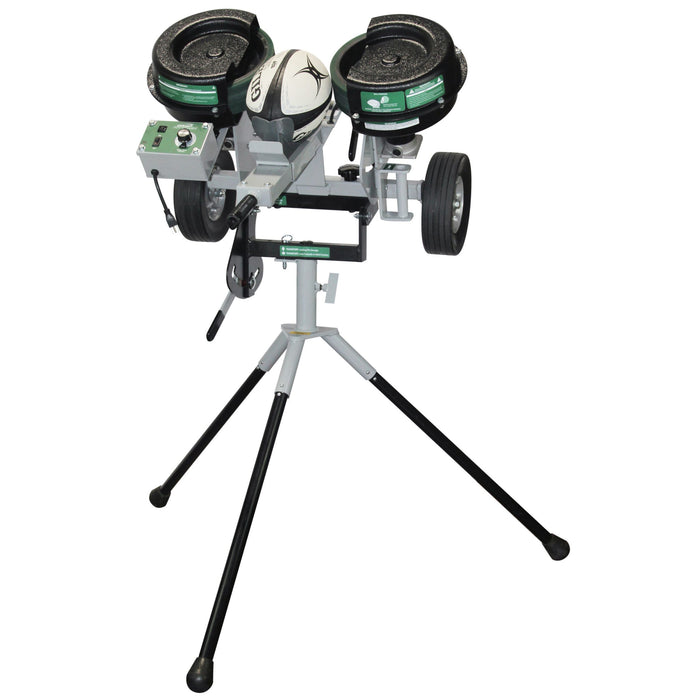 Sports Attack Drop Attack Rugby Machine, 12V DC (W/90V Charger) – Precision Passing & Kicking – SKU: 4581-1298-1