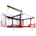 First Team FoldaMount68™ Folding Wall Mount Basketball Goal – Adjustable 72” to 96” Extension