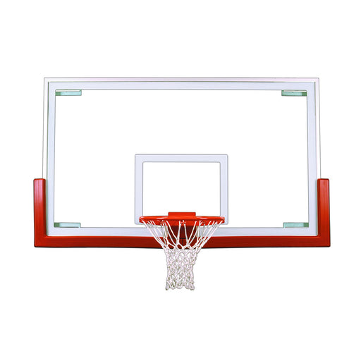 First Team Victory™ Backboard Upgrade Package - FT234 Glass Backboard, FT190 Breakaway Rim, TuffGuard Padding
