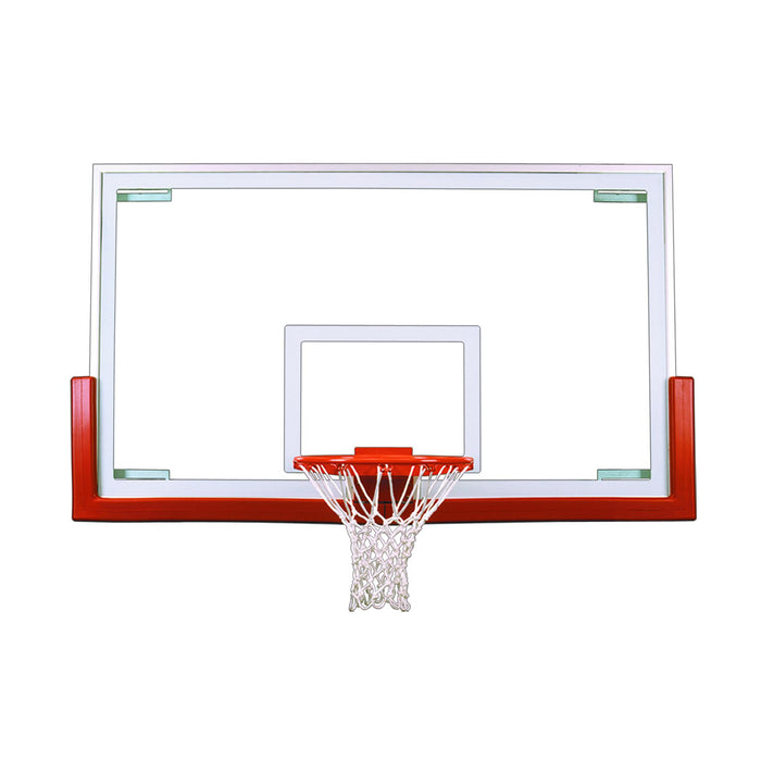 First Team Victory™ Backboard Upgrade Package - FT234 Glass Backboard, FT190 Breakaway Rim, TuffGuard Padding