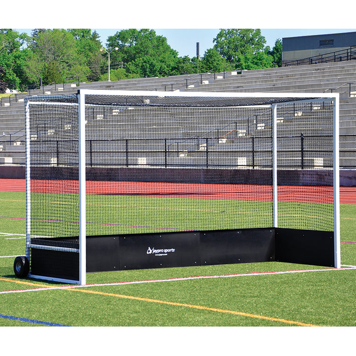 Jaypro Official Field Hockey Goal Package – Aluminum Frame w/ Bottom Boards (7 ft. x 12 ft. x 4 ft.) – SKU: FHG-2ALPKG