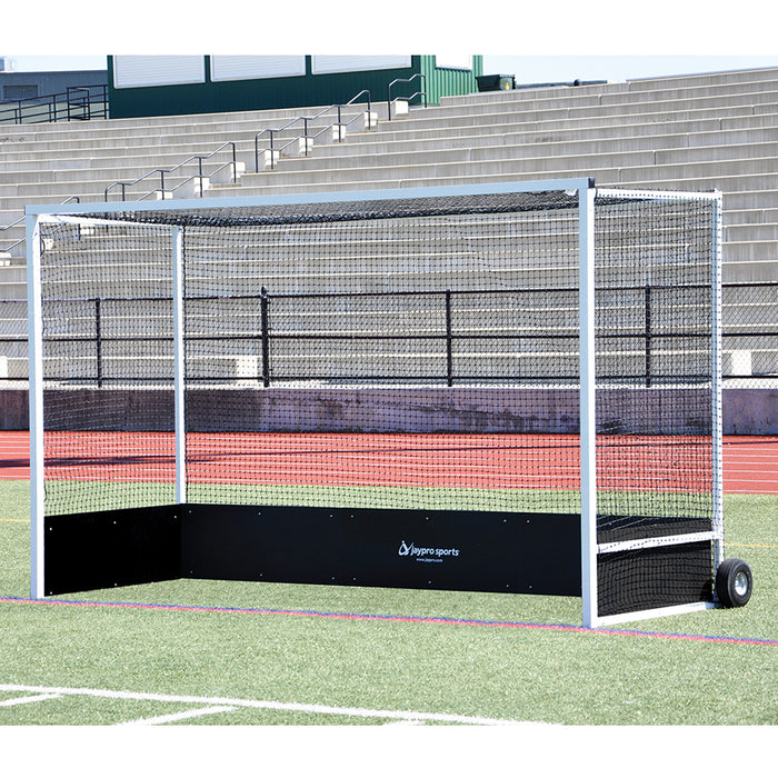 Jaypro Official Field Hockey Goal Package – Aluminum Frame w/ Bottom Boards (7 ft. x 12 ft. x 4 ft.) – SKU: FHG-2ALPKG