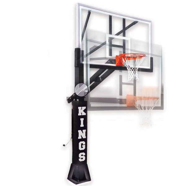 First Team Stainless Olympian Basketball Goal - Crank Adjust
