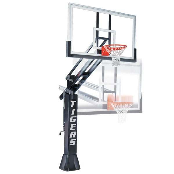 First Team Titan™ In-Ground Adjustable Basketball Goal – 6” Steel Pole & EZ Crank System