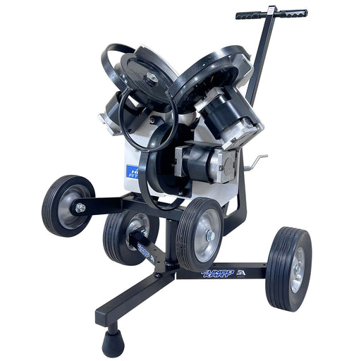 Sports Attack Junior Fungo Kart BB Machine Combo, Junior Hack Attack + Rolling Cart