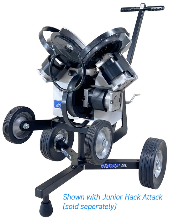 Sports Attack Junior Fungo Kart – Rolling Equipment Cart for Junior Hack Attack Machines – SKU: 1981-6360-1