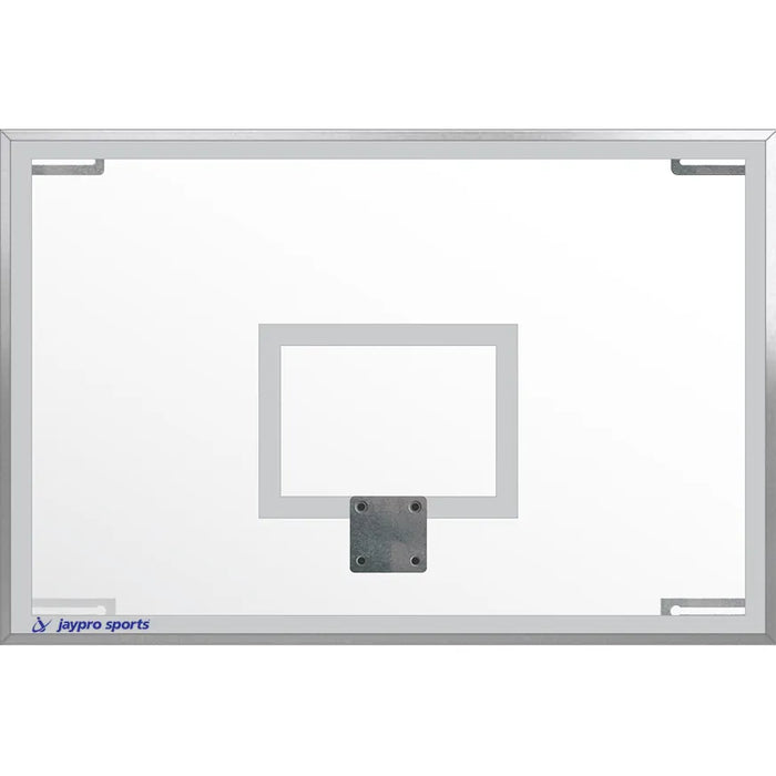 Jaypro Tempered Glass Basketball Backboard - 72 in. x 48 in. - Indoor - NCAA, NFHS Compliant - SKU: GBAFR-48