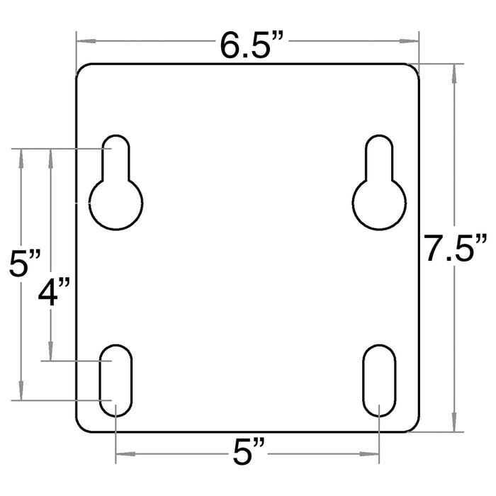 Jaypro Flex Basketball Goal - Light Duty Outdoor - Fits 42" & 48" Backboards - GBR361