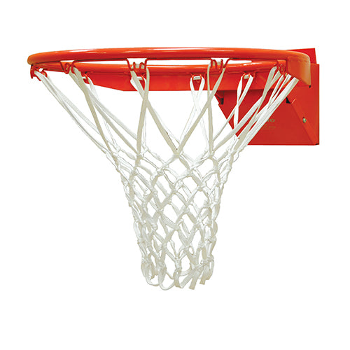 Jaypro Wall-Mounted Basketball Backstop – Adjustable Height, 65" Glass Backboard, Flex Goal, Edge Padding – SKU: WM-65
