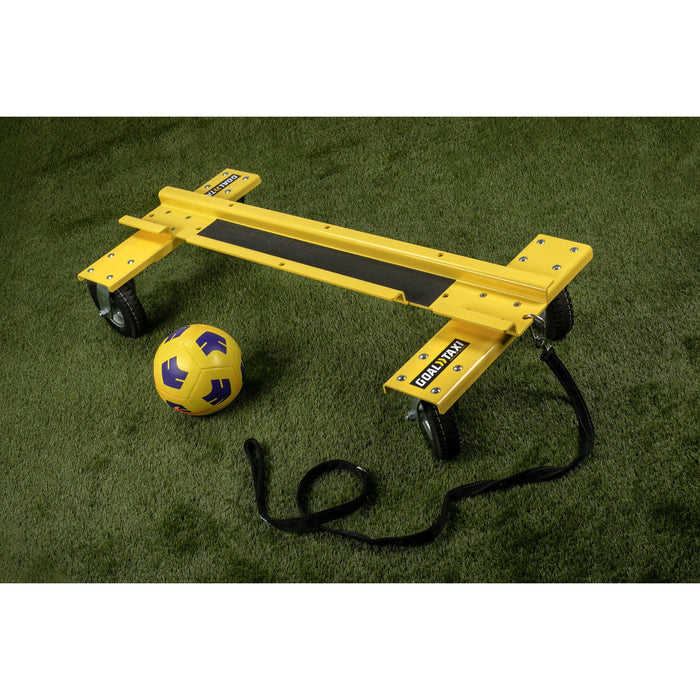 Goal Taxi soccer goal mover, yellow