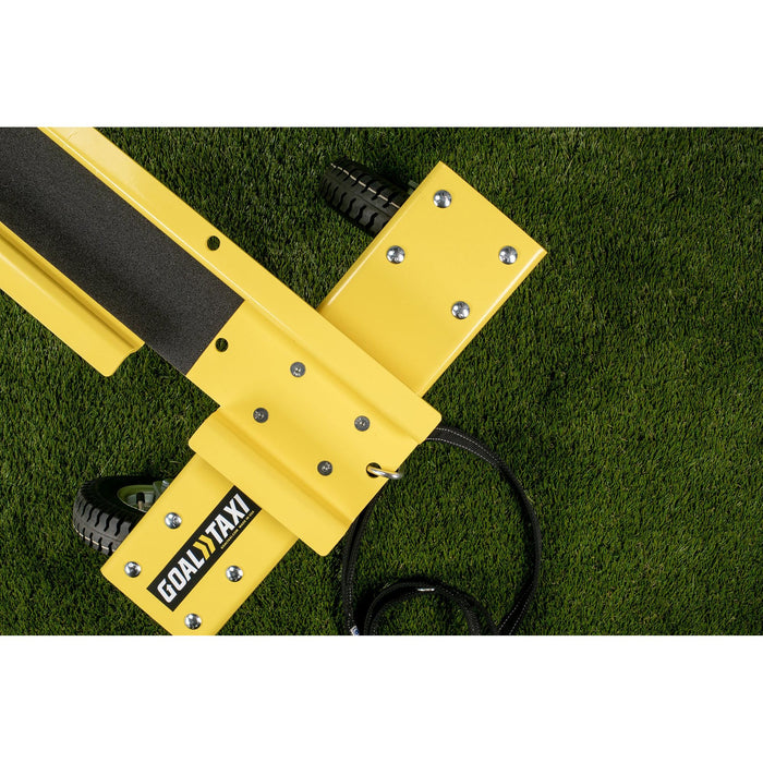 Goal Taxi soccer goal mover, yellow