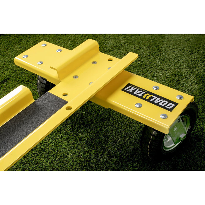 Goal Taxi soccer goal mover, yellow