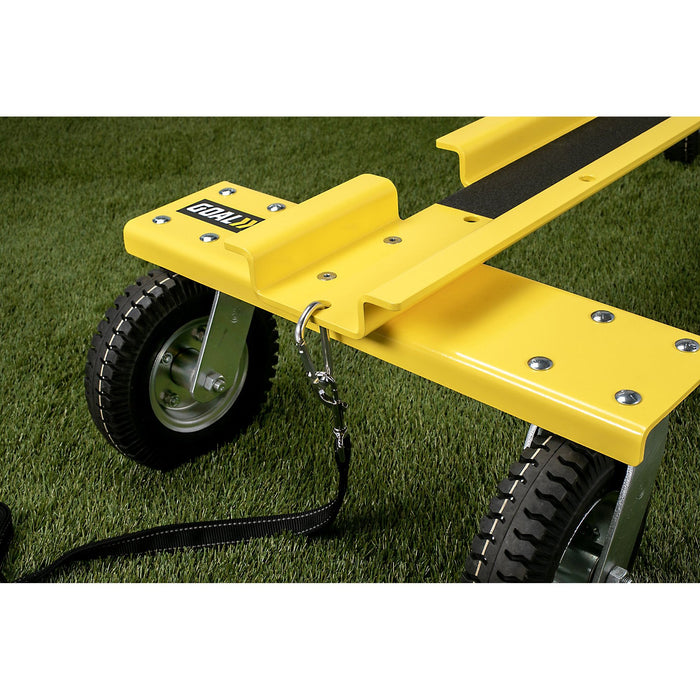 Goal Taxi soccer goal mover, yellow
