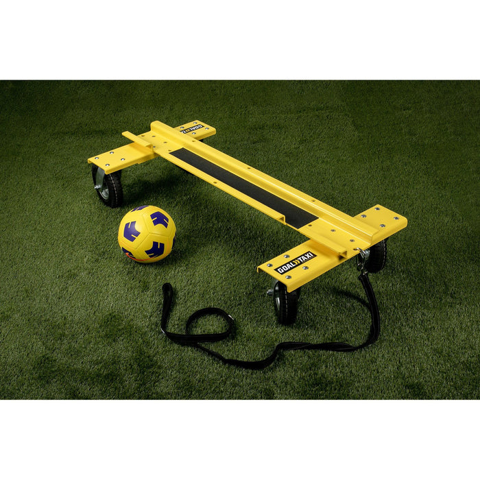 Goal Taxi soccer goal mover, yellow